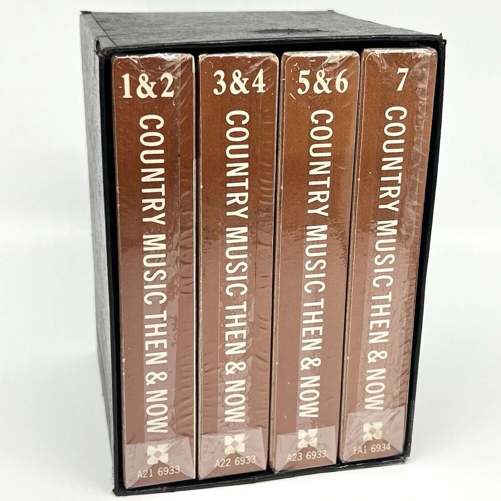 Columbia House Country Music Then & Now 8-Track 70s Box Set Vol 1-7 RARE/SEALED